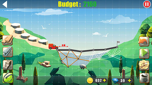 Elite bridge builder: Mobile fun construction game скріншот 1