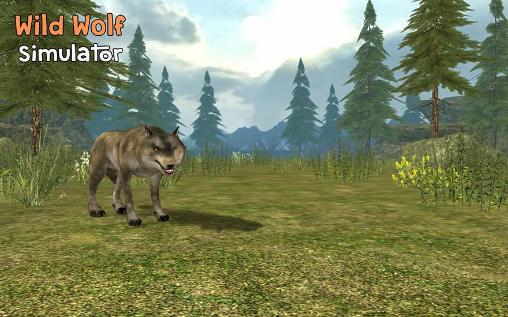Wild wolf simulator 3D captura de pantalla 1
