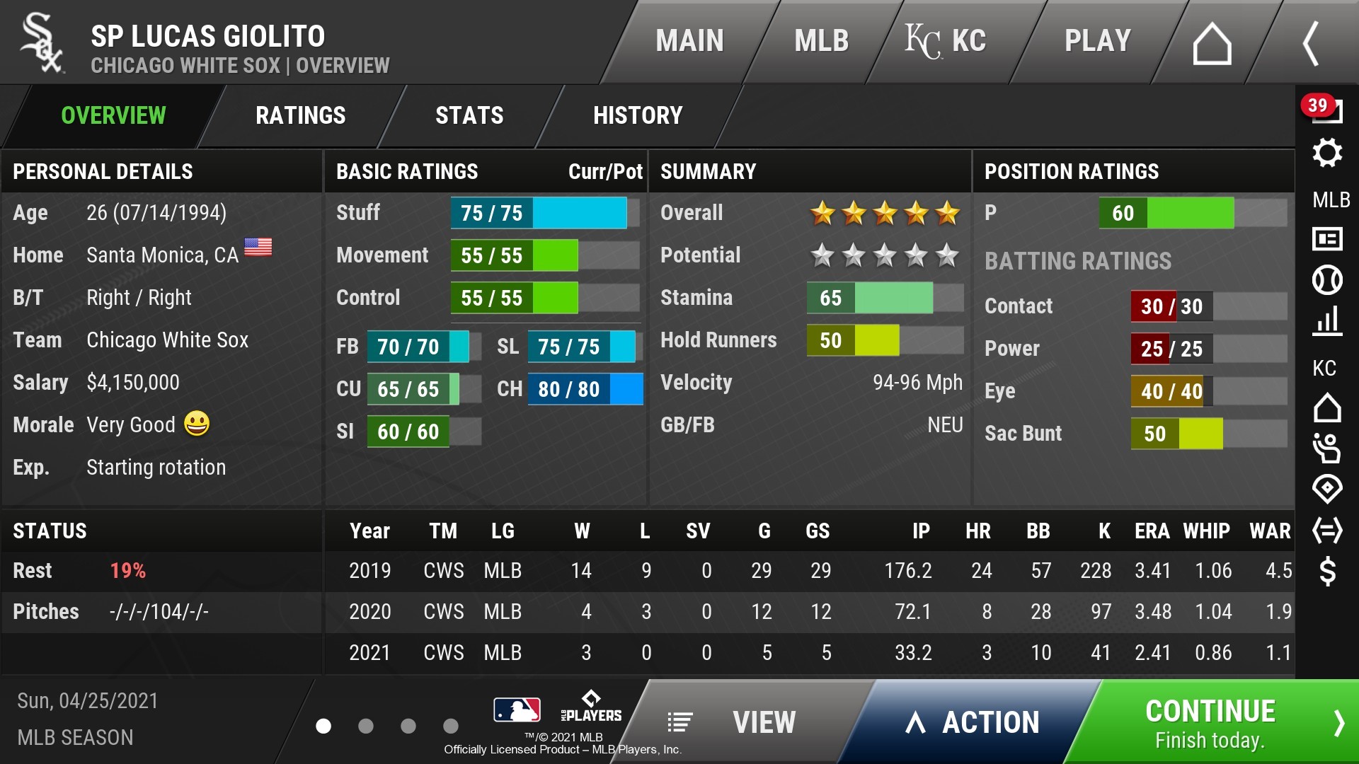 OOTP Baseball Go! for Android