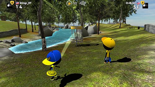 Stickman disc golf battle for iPhone for free