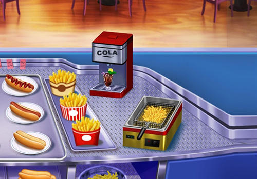Food court fever: Hamburger 3 captura de pantalla 1