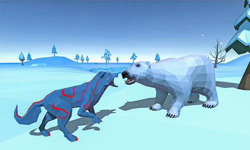 Wolf simulator fantasy jungle pour Android