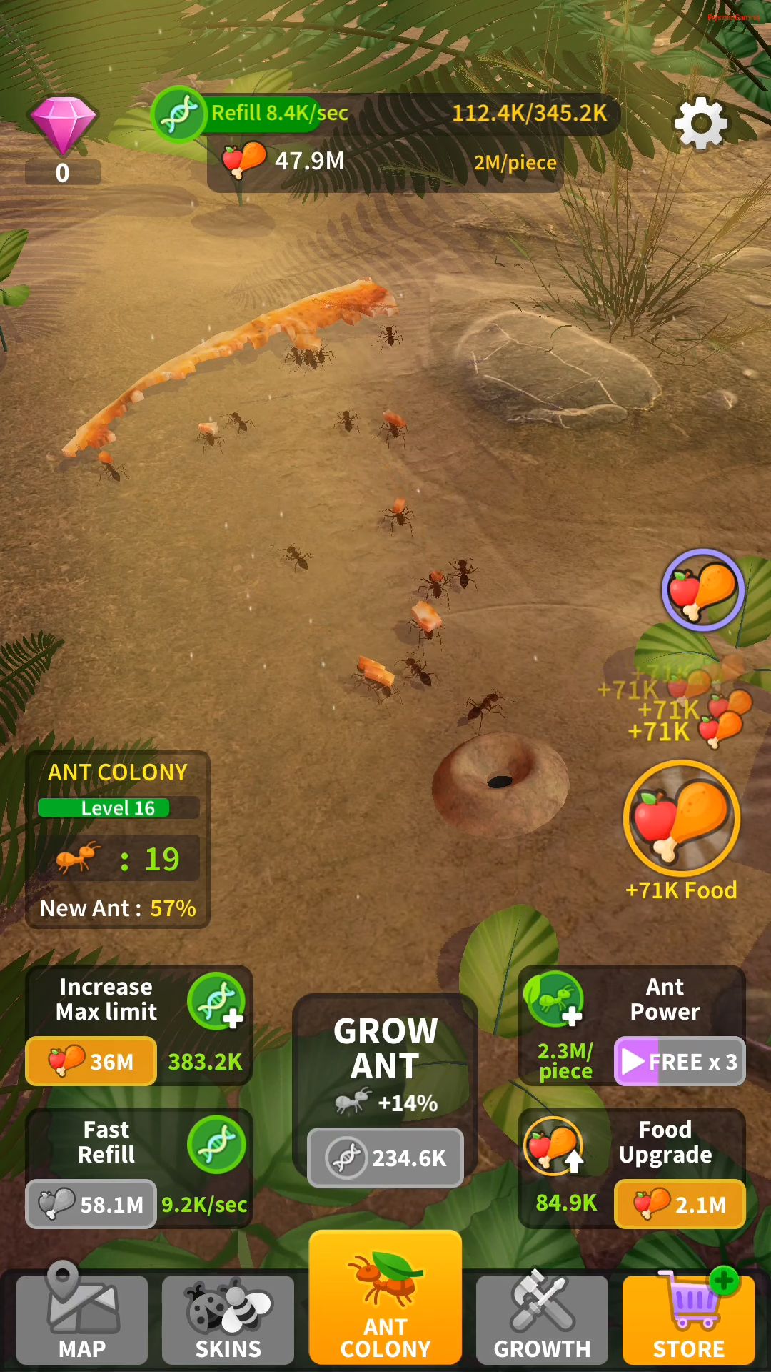 Little Ant Colony - Idle Game capture d'écran 1