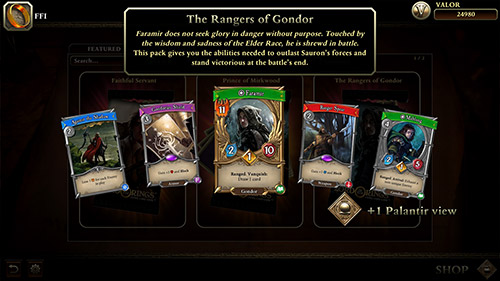 The lord of the rings: Living card game for Android