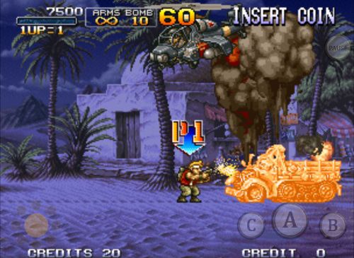 iPhone向けのMetal slug X無料 