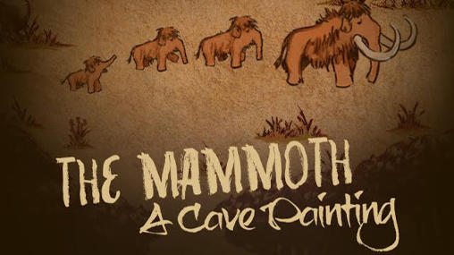 The mammoth: A cave painting icône