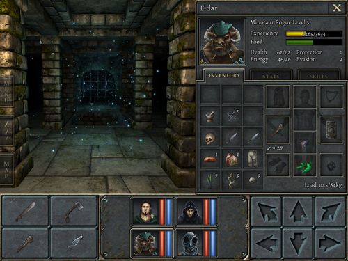 RPGs (role playing): download Legend of Grimrock for your phone