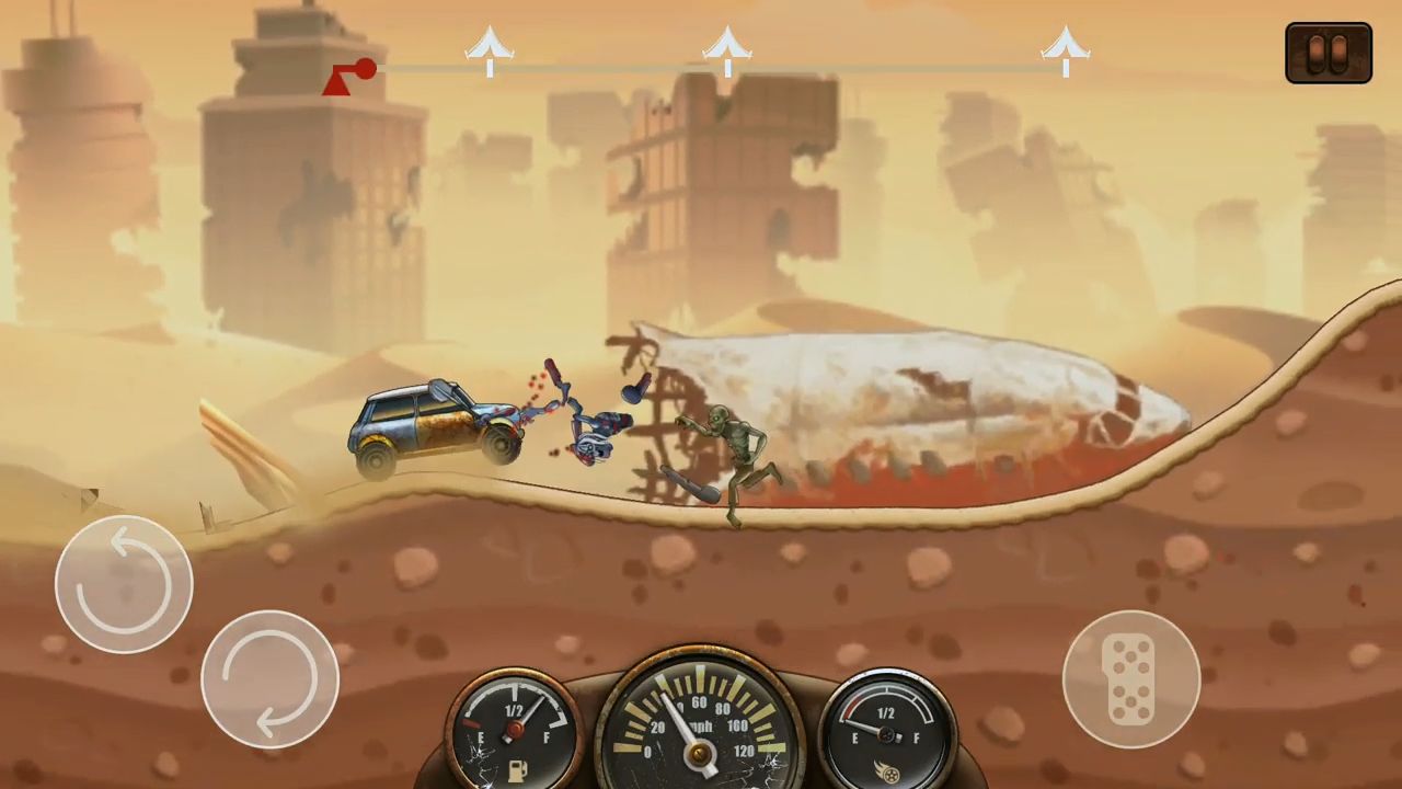 Zombie Hill Racing - Earn To Climb: Apocalypse capture d'écran 1