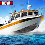 Fishing boat driving simulator 2017: Ship games icône