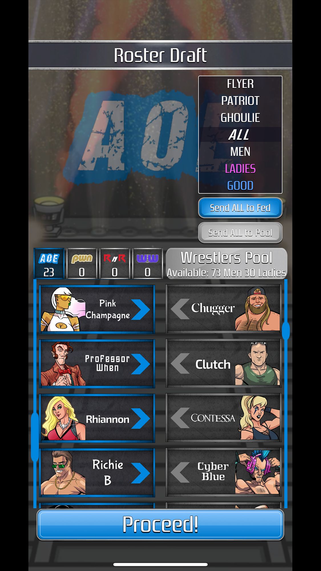 Modern Mania Wrestling GM скриншот 1