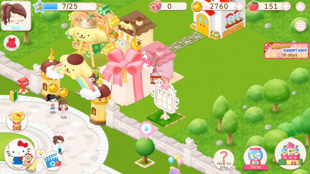 Hello Kitty World 2 Sanrio Kawaii Theme Park Game for Android