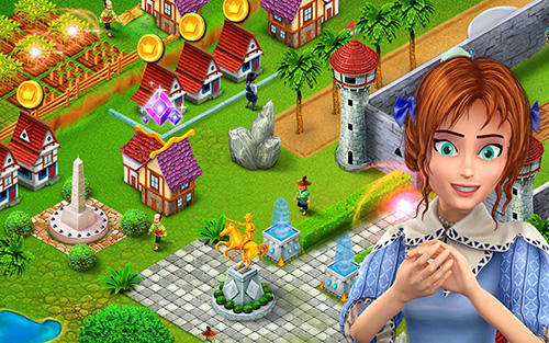 Princess kingdom city builder captura de pantalla 1