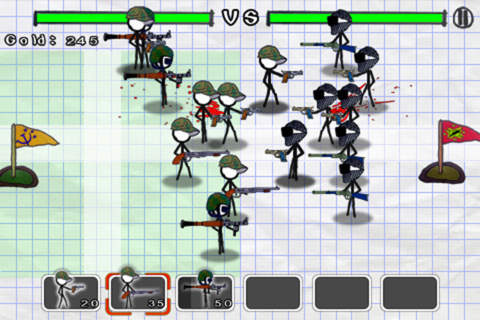 Doodle wars: Modern warfare for iPhone