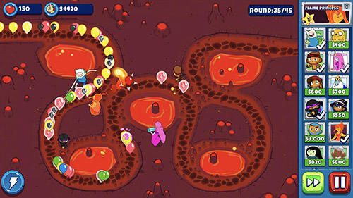 Bloons adventure time TD для Android