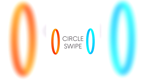 Circle swipe ícone