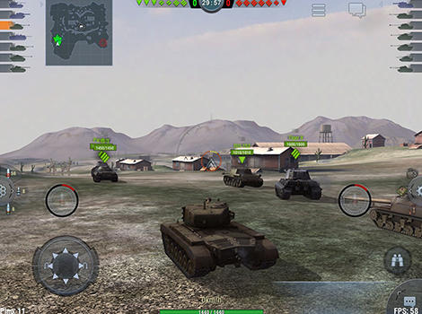 Mundo de tanques: Blitz para dispositivos iOS