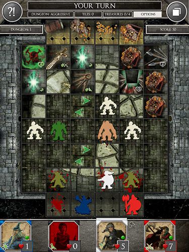 Dungeon heroes: The board game in Russian