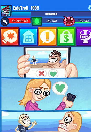 Troll face clicker quest for Android