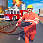 Fire engine truck simulator 2018 icône