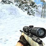 Mountain sniper shooting icône