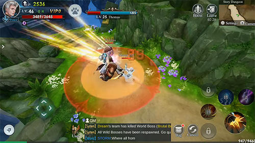 Infinite legend for Android