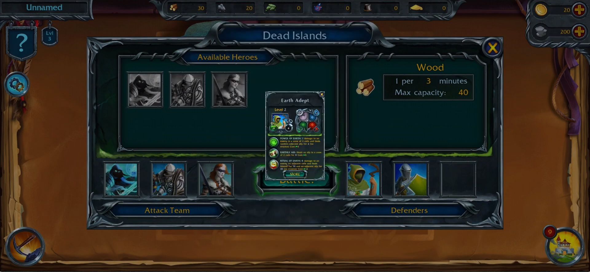 Heroes of War Magic.  Turn-based strategy captura de pantalla 1