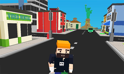 Grand cube city: Sandbox life simulator captura de tela 1