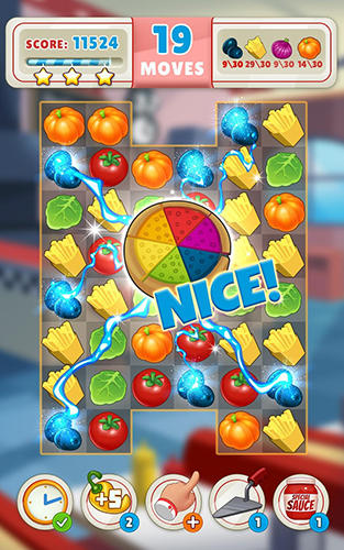 Kitchen frenzy match 3 game pour Android