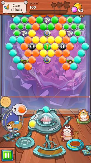 Hamster balls: Bubble shooter captura de tela 1