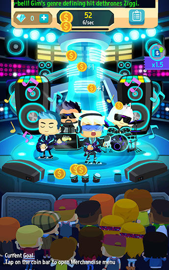 Beat bop: Pop star clicker capture d'écran 1