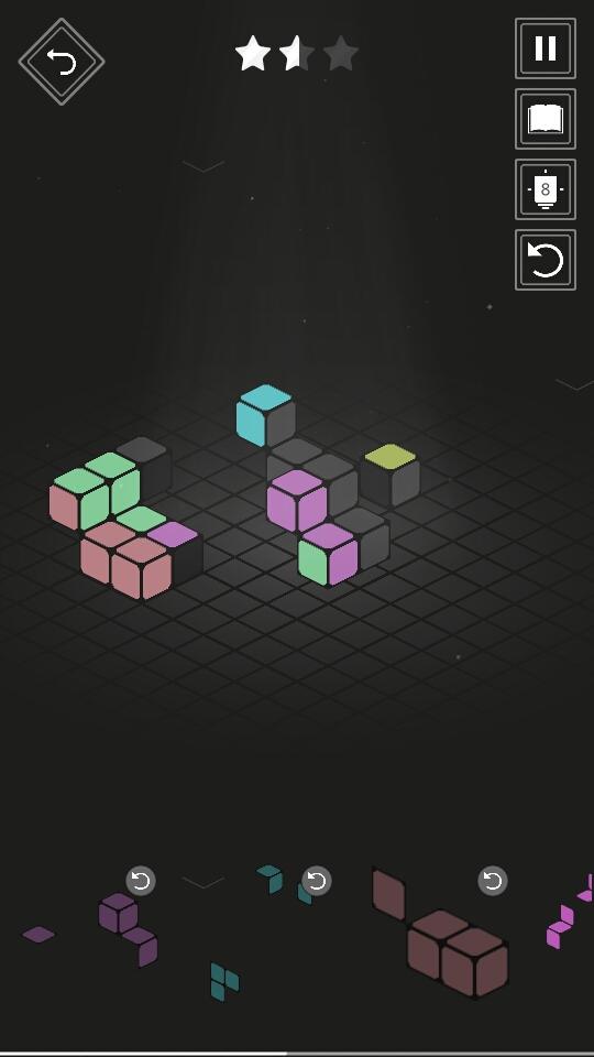 Fill Up Blocks Figure 3D - Free Color Puzzle Games скриншот 1