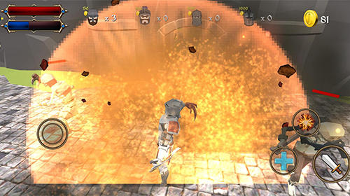 Castle defense knight fight capture d'écran 1