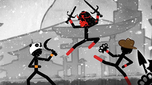 Sticked man fighting для Android