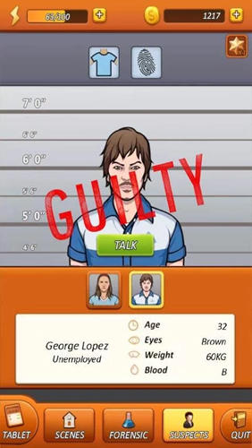 Crime files captura de pantalla 1