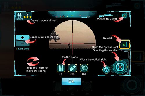 Sniper: The walking dead for iPhone for free
