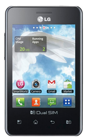 LG Optimus L3 E405 アプリ