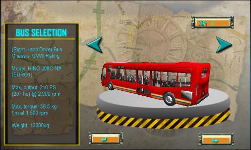 Hill tourist bus driving captura de pantalla 1