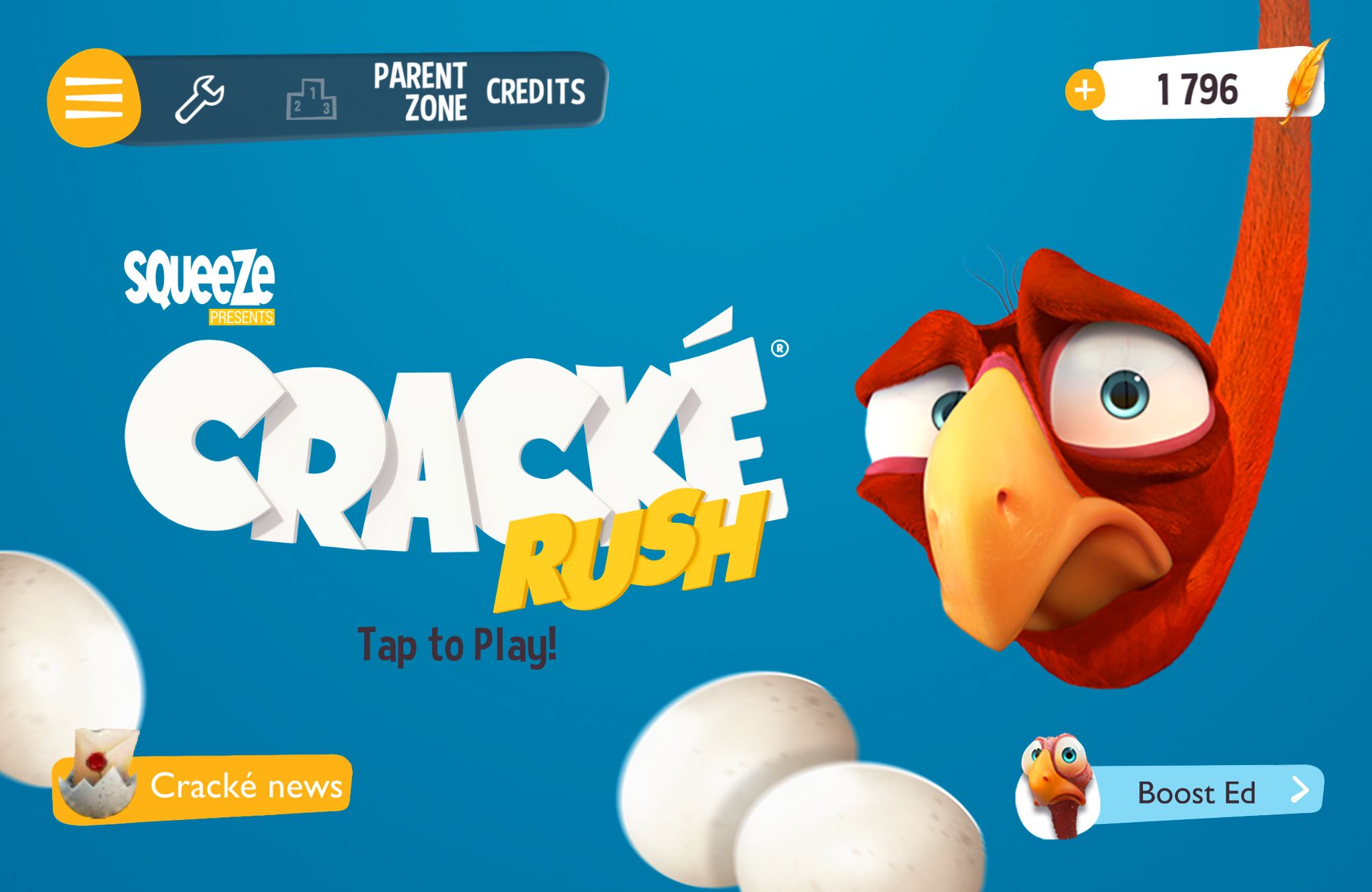 Cracké Rush - Free Endless Runner Game скріншот 1