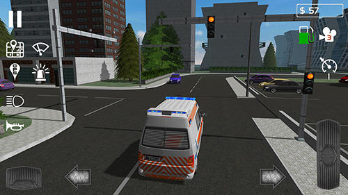 Emergency ambulance simulator captura de pantalla 1