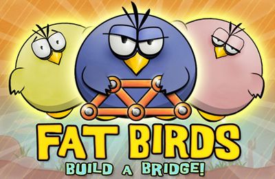 ロゴ太った鳥が橋を架けるゲーム