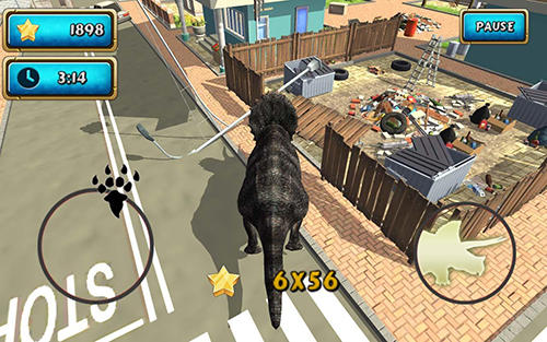 Dinosaur simulator 2: Dino city captura de tela 1