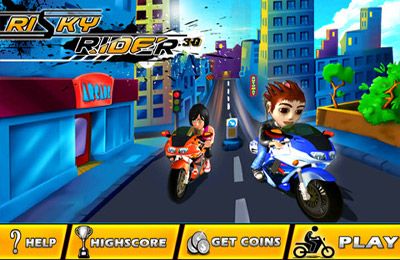 日本語のRisky Rider 3D (Motor Bike Racing Game / Games) 