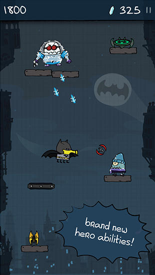 Doodle jump: DC super heroes für Android