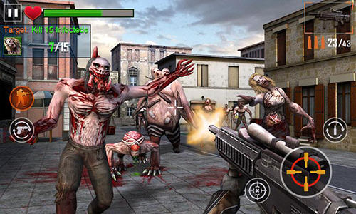 Zombie shooter 3D by Doodle mobile ltd. für Android