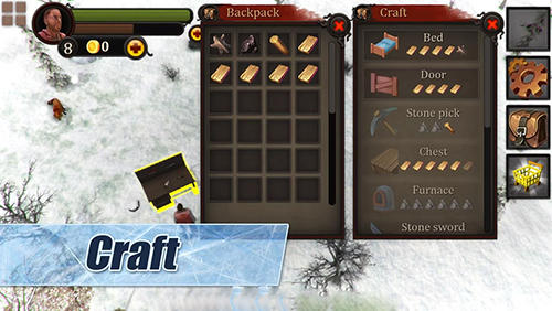 Winter Island: Crafting game. Survival Siberia capture d'écran 1