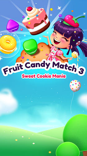Fruit candy blast match 3: Sweet cookie mania captura de tela 1