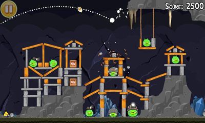 Angry Birds captura de pantalla 1