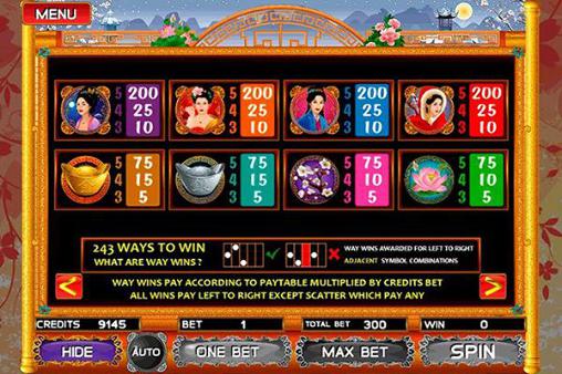 Asian beauty slot скриншот 1