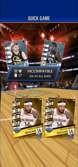 NBA SuperCard - Basketball & Card Battle Game captura de pantalla 1