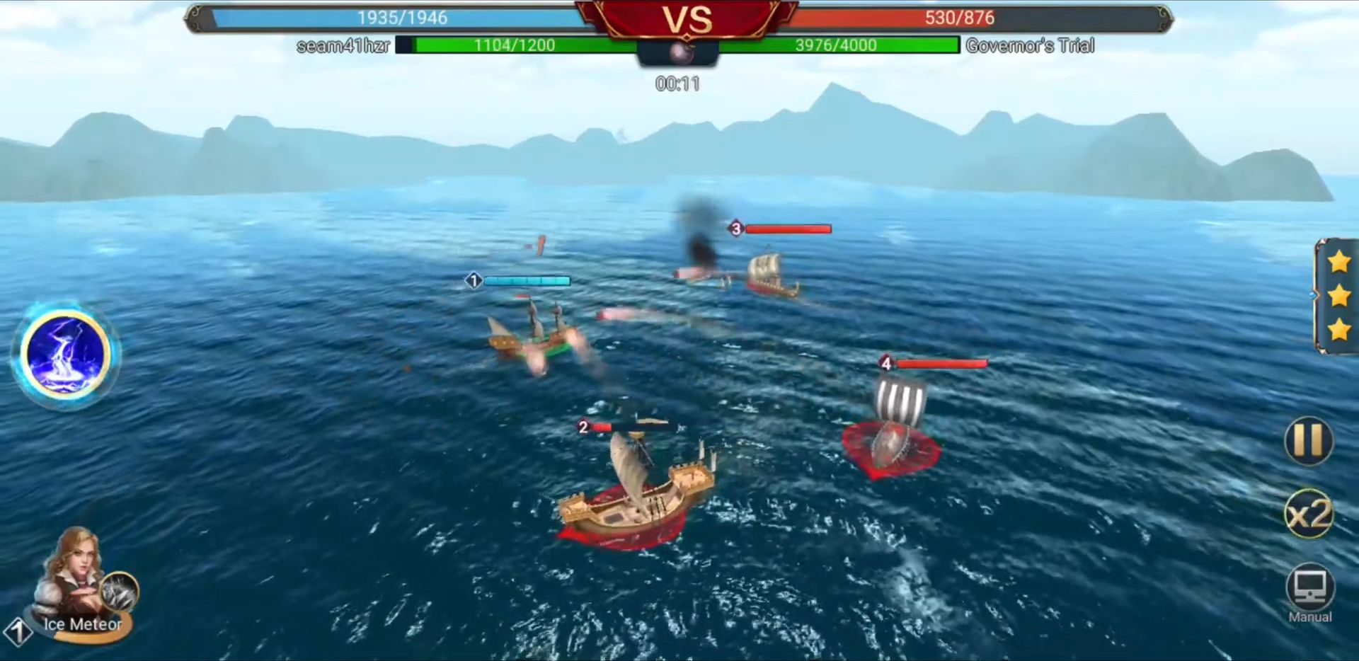 Age Of Pirates : Ocean Empire captura de tela 1